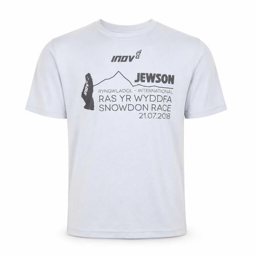 Front view of Awdis men’s grey basic t-shirt, size S
