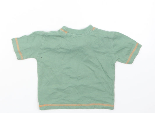Earlydays Boys Green   Basic T-Shirt Size 12-18 Months