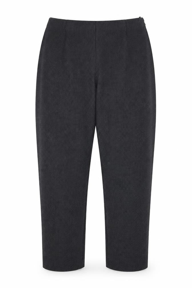 Marks and Spencer Womens Blue Check  Trousers  Size 16 L28 in