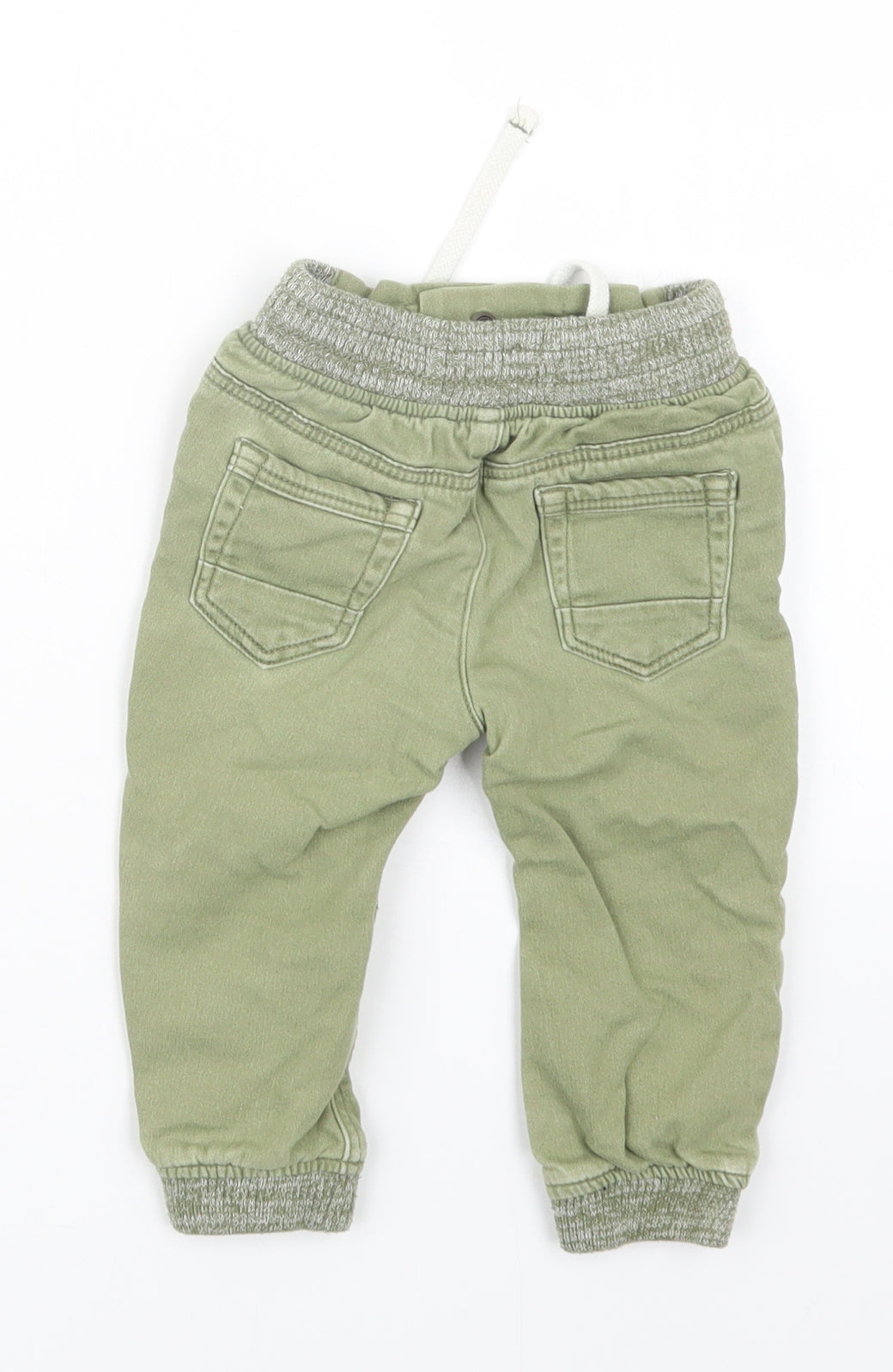 Denim Co. Boys Green   Cargo Trousers Size 12-18 Months