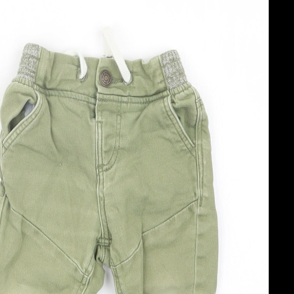 Denim Co. Boys Green   Cargo Trousers Size 12-18 Months