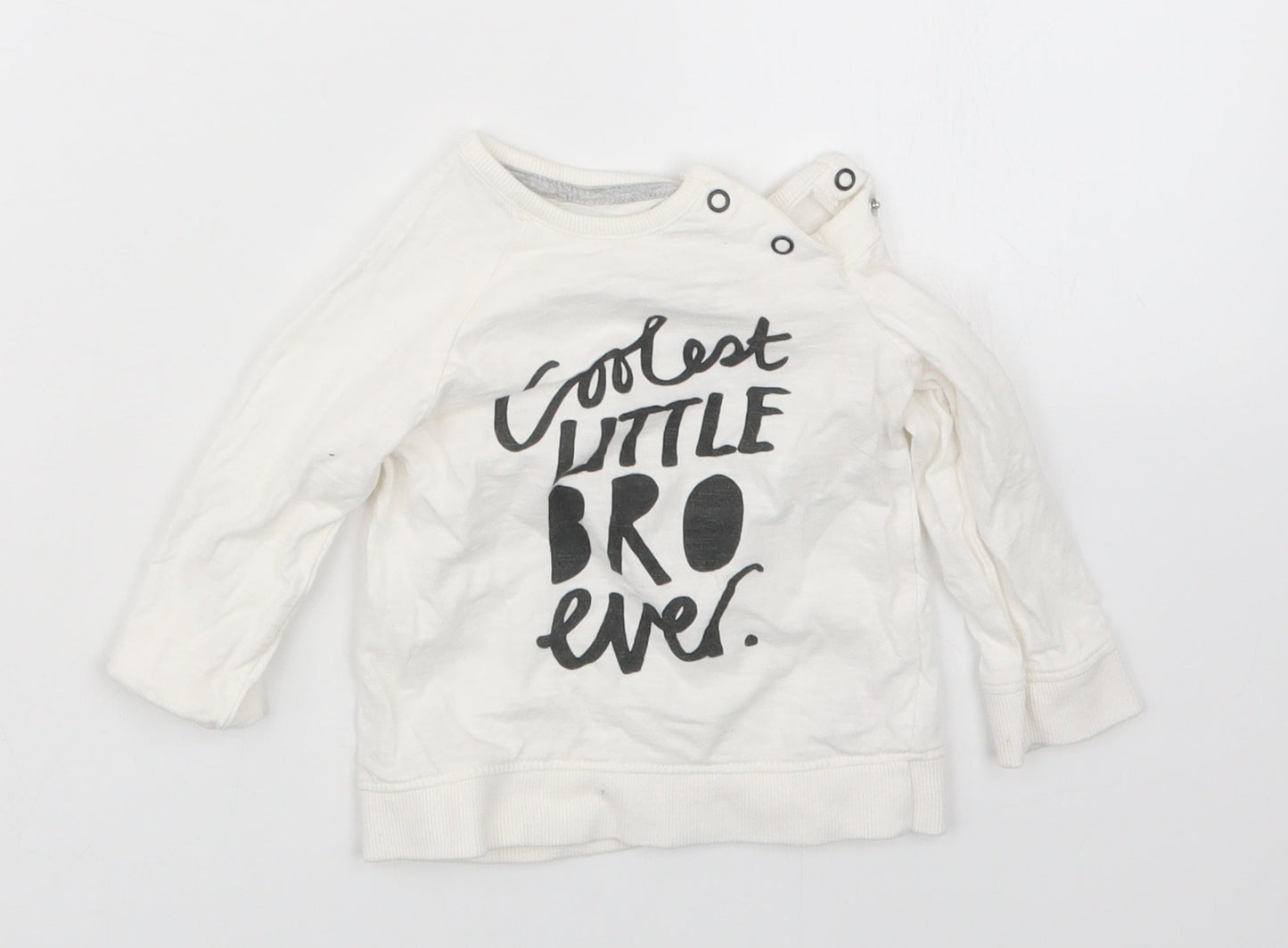 George Boys White   Basic T-Shirt Size 9-12 Months