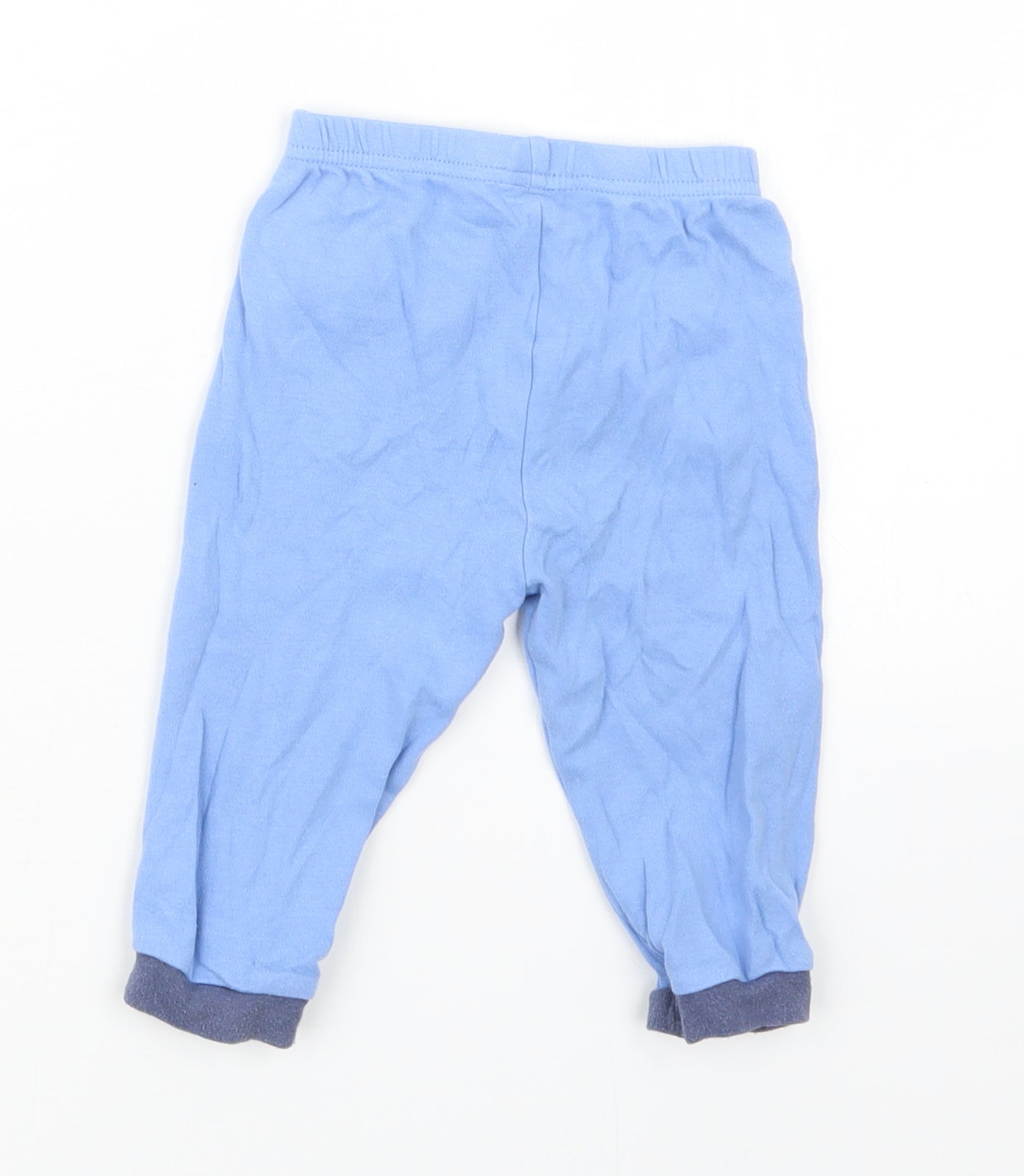George Boys Blue Geometric  Capri Pyjama Pants Size 9-12 Months