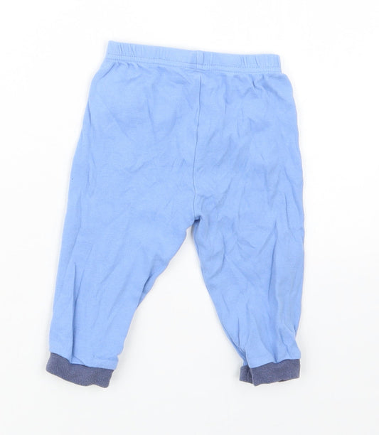 George Boys Blue Geometric  Capri Pyjama Pants Size 9-12 Months