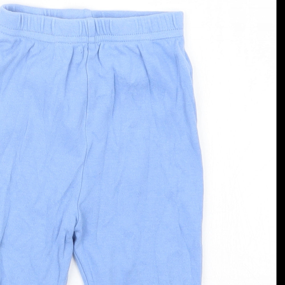 George Boys Blue Geometric  Capri Pyjama Pants Size 9-12 Months