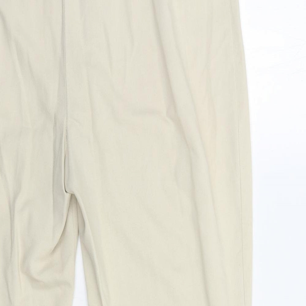 Marks and Spencer Womens Beige   Trousers  Size 16 L27 in