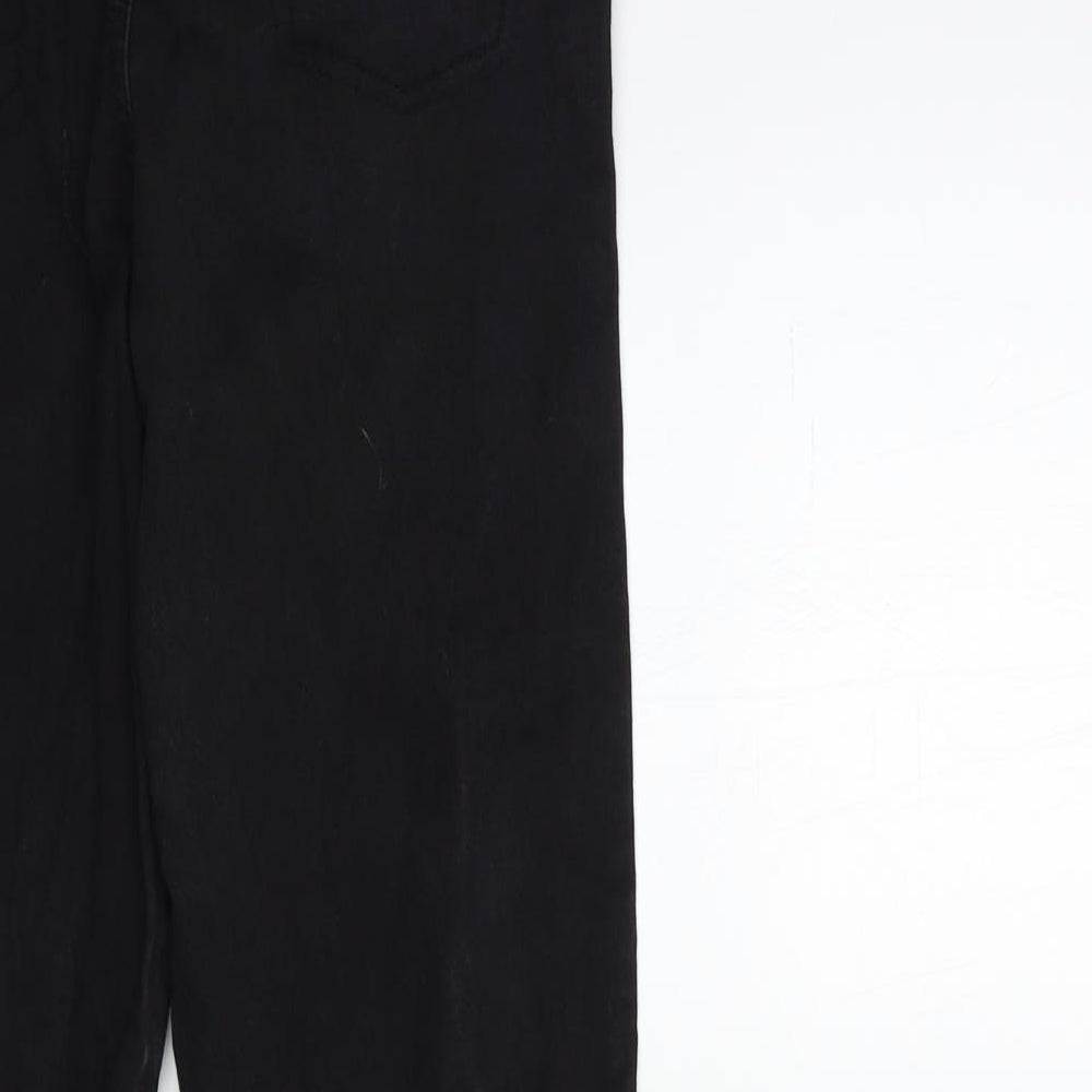 Denim & Co. Womens Black  Denim Jegging Jeans Size 10 L32 in