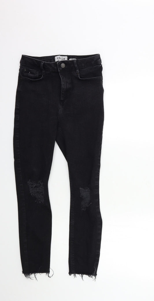 New Look Womens Black  Denim Skinny Jeans Size 10 L26 in