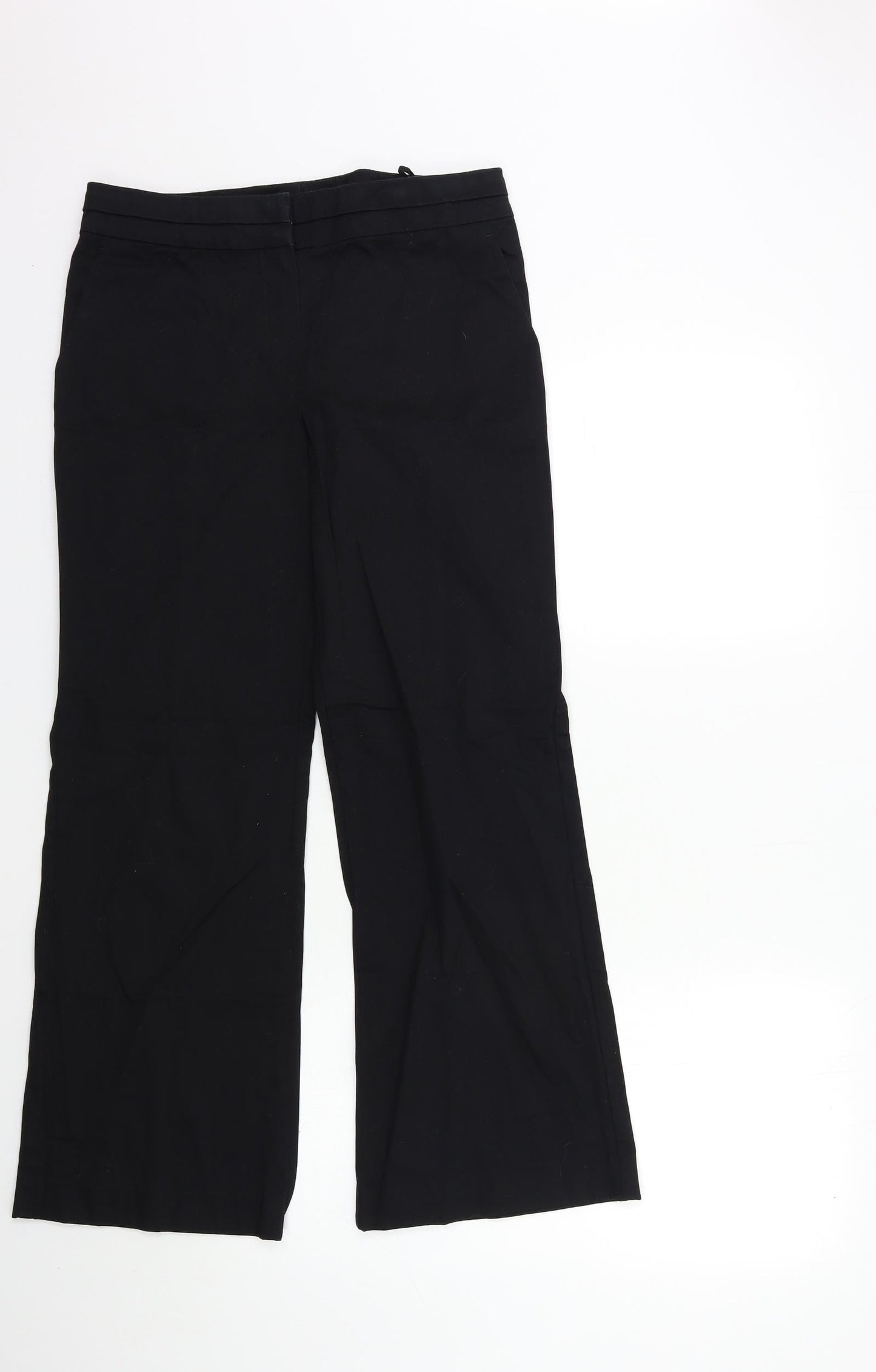 Marks and Spencer Womens Black   Trousers  Size 10 L28 in