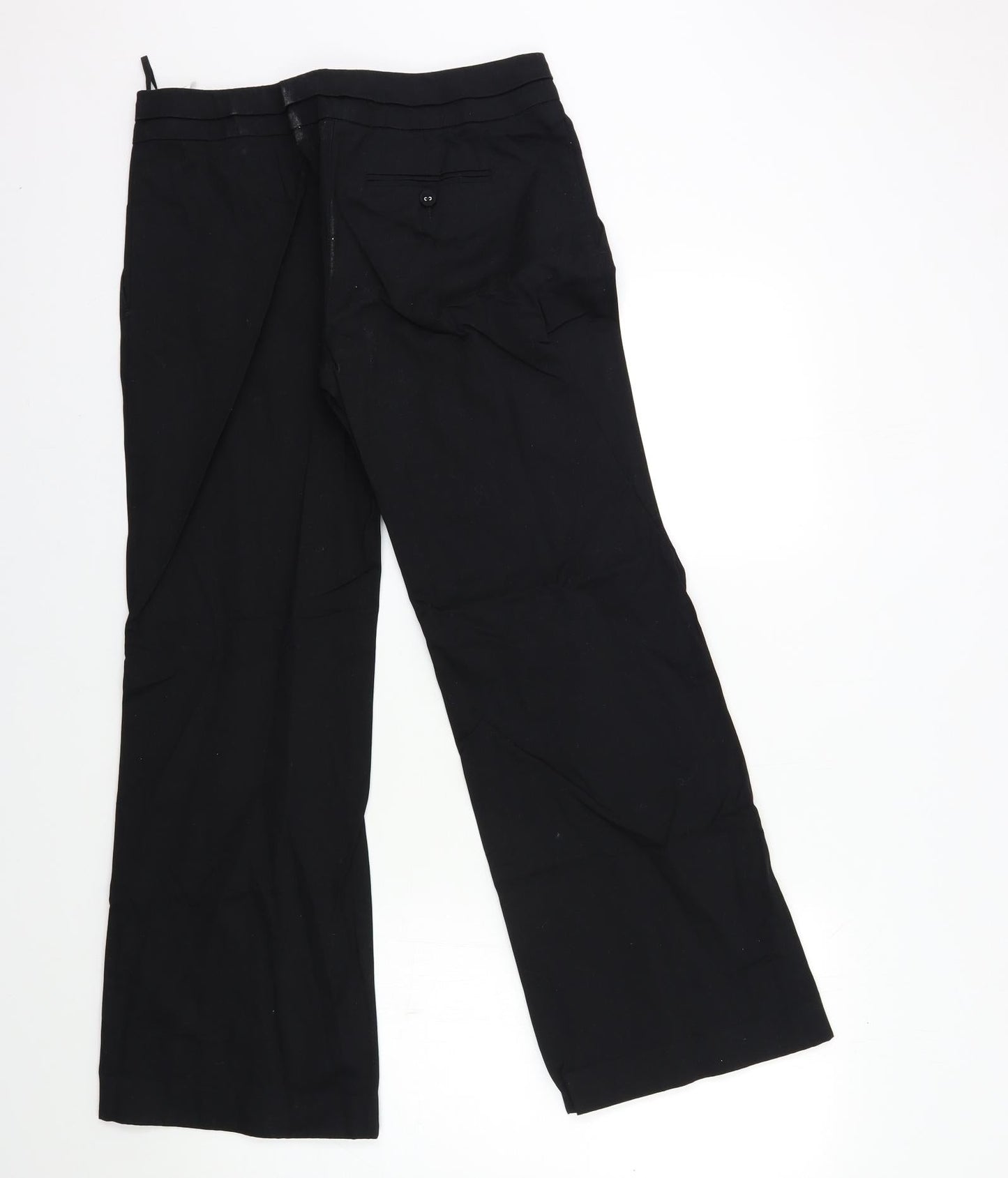 Marks and Spencer Womens Black   Trousers  Size 10 L28 in