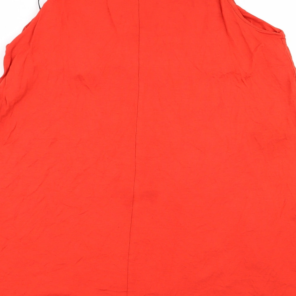 H&M Womens Orange   Fit & Flare  Size L