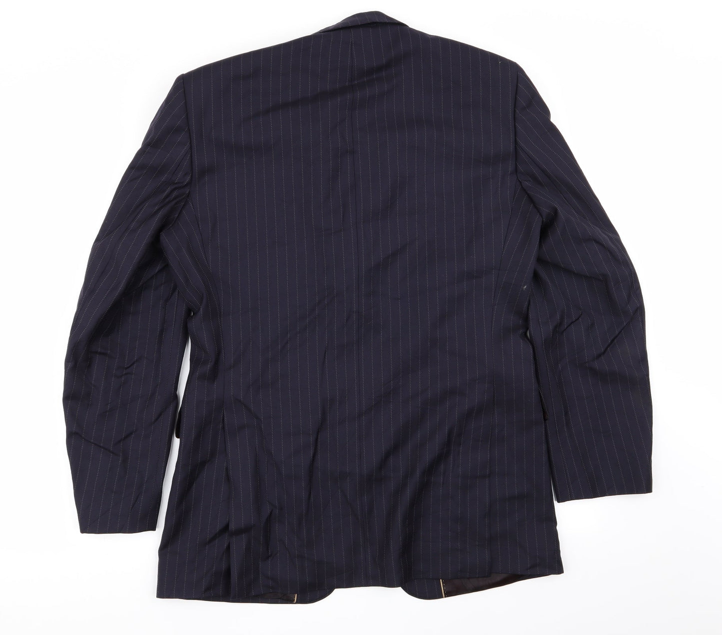 chester Mens Blue Striped  Jacket Blazer Size 38