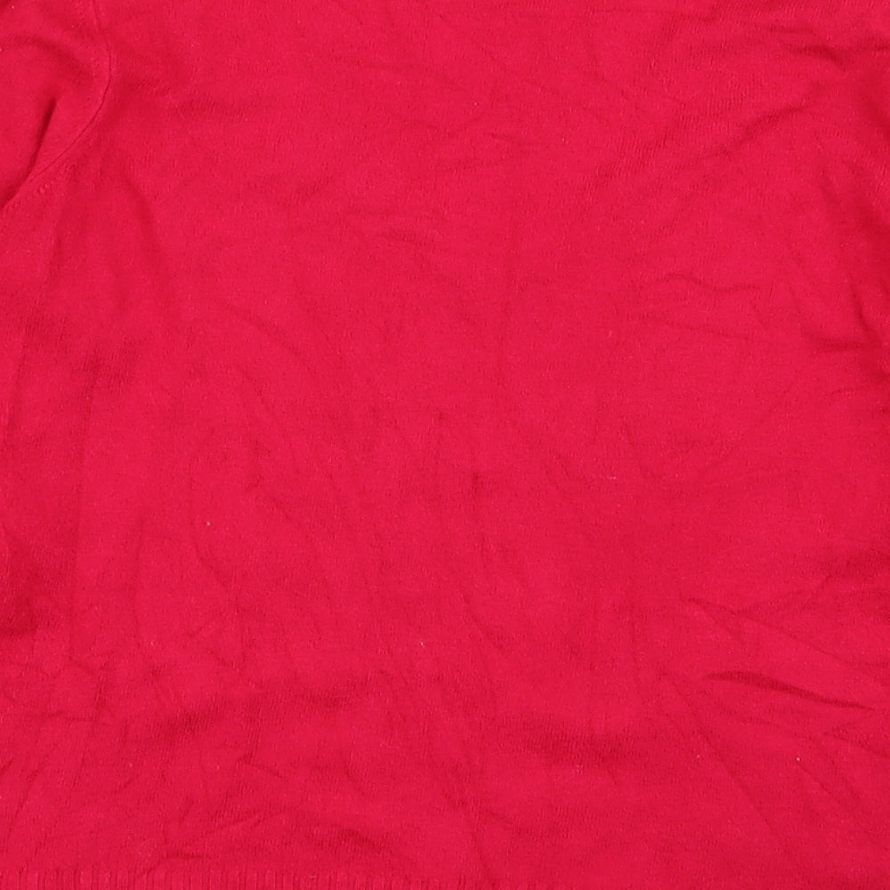 Preworn Womens Pink  Rayon Pullover Jumper Size 12