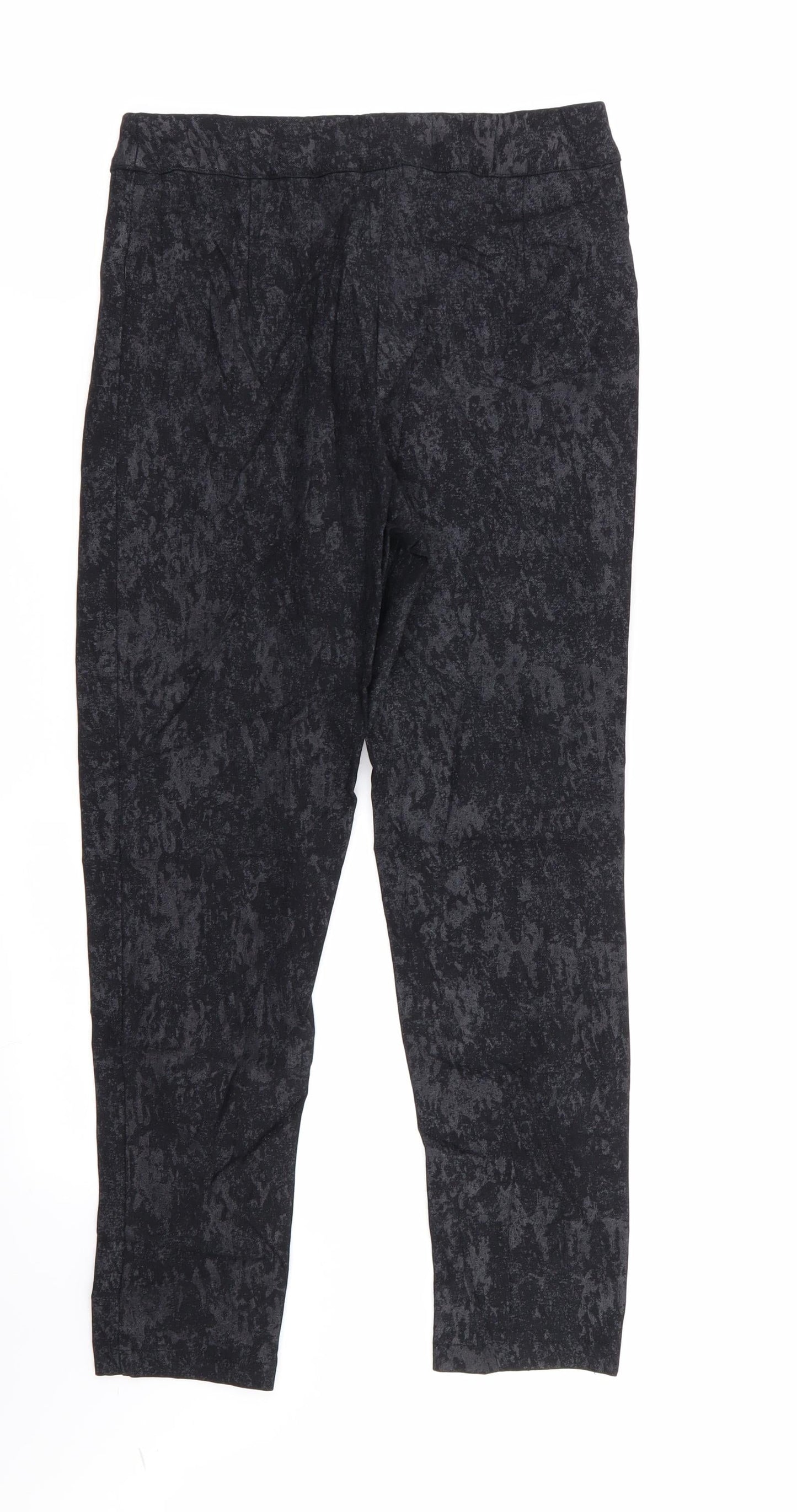 AX Paris Womens Black   Trousers  Size 8 L24 in