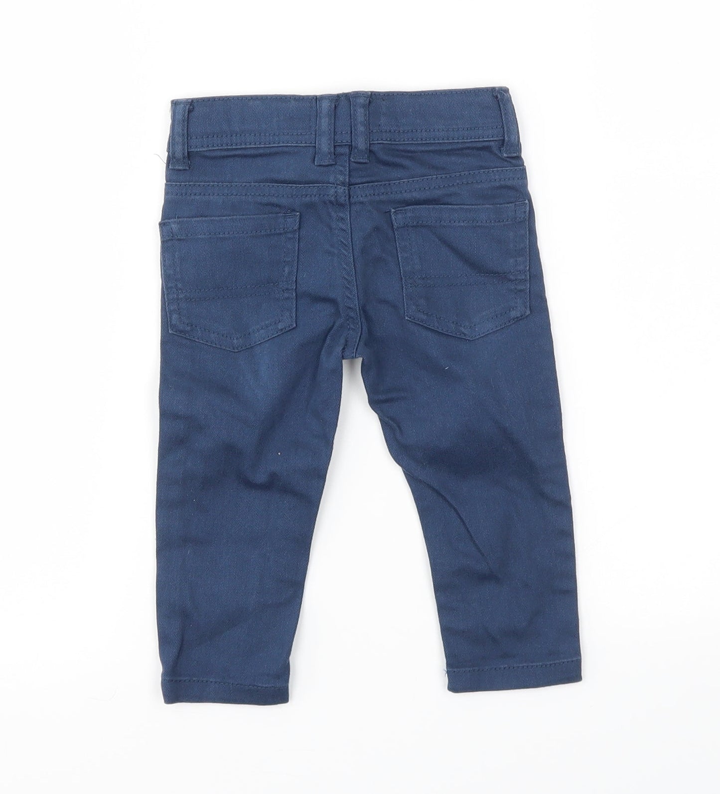 DENIM&CO Girls Blue   Capri Jeans Size 9-12 Months