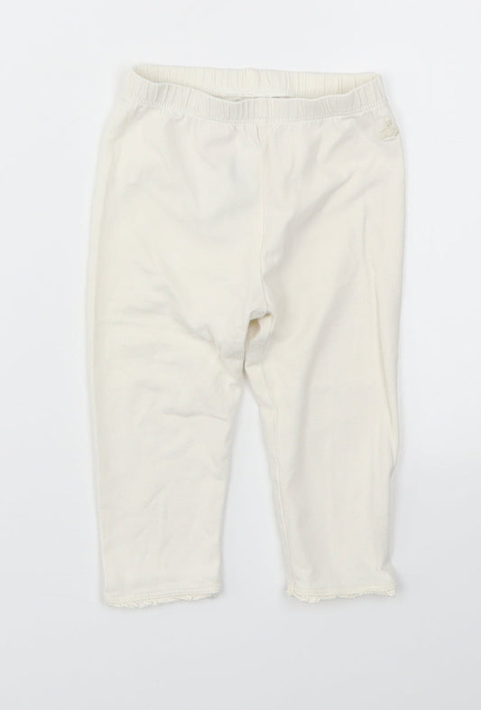 Gap Baby Ivory   Capri Leggings Size 12-18 Months