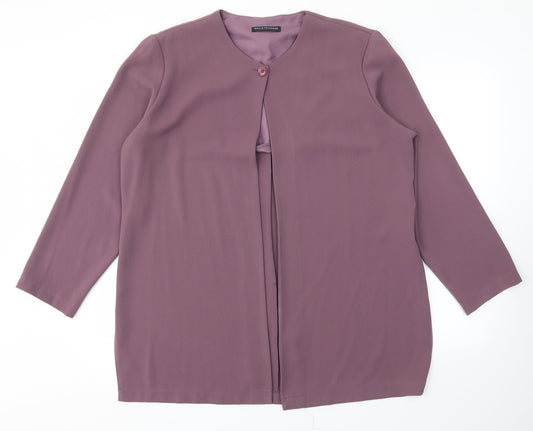 Your 6th Sense Womens Purple   Jacket Blazer Size 18