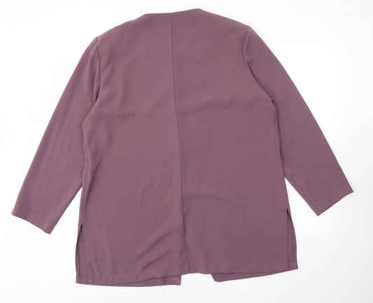 Your 6th Sense Womens Purple   Jacket Blazer Size 18