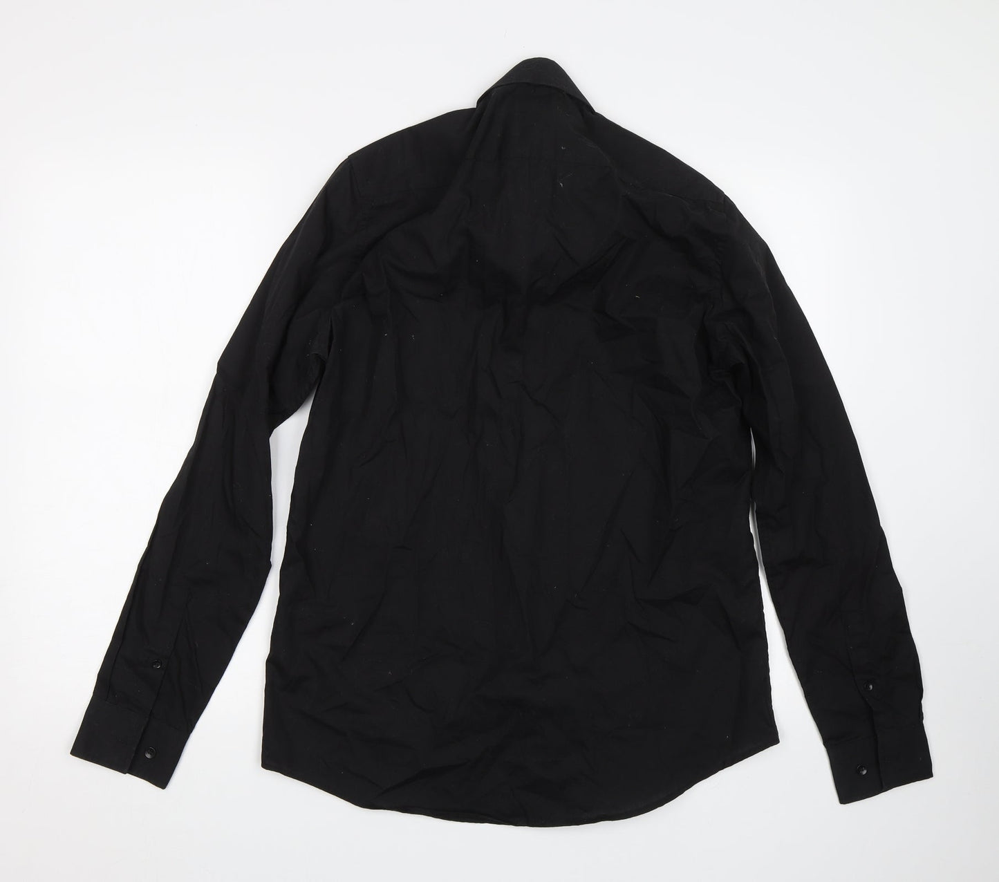 Primark Mens Black    Button-Up Size 16