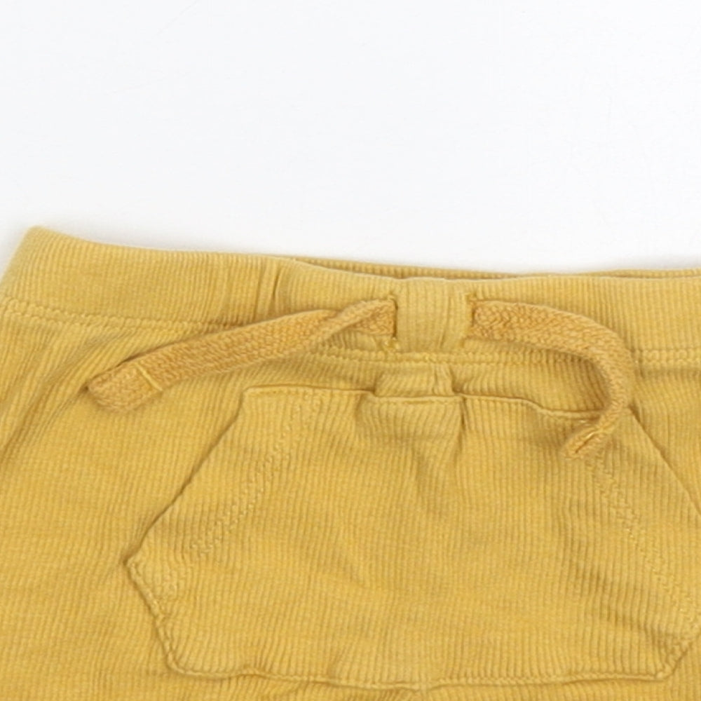 TU Baby Yellow   Cropped Trousers Size 6-9 Months  - Shorts
