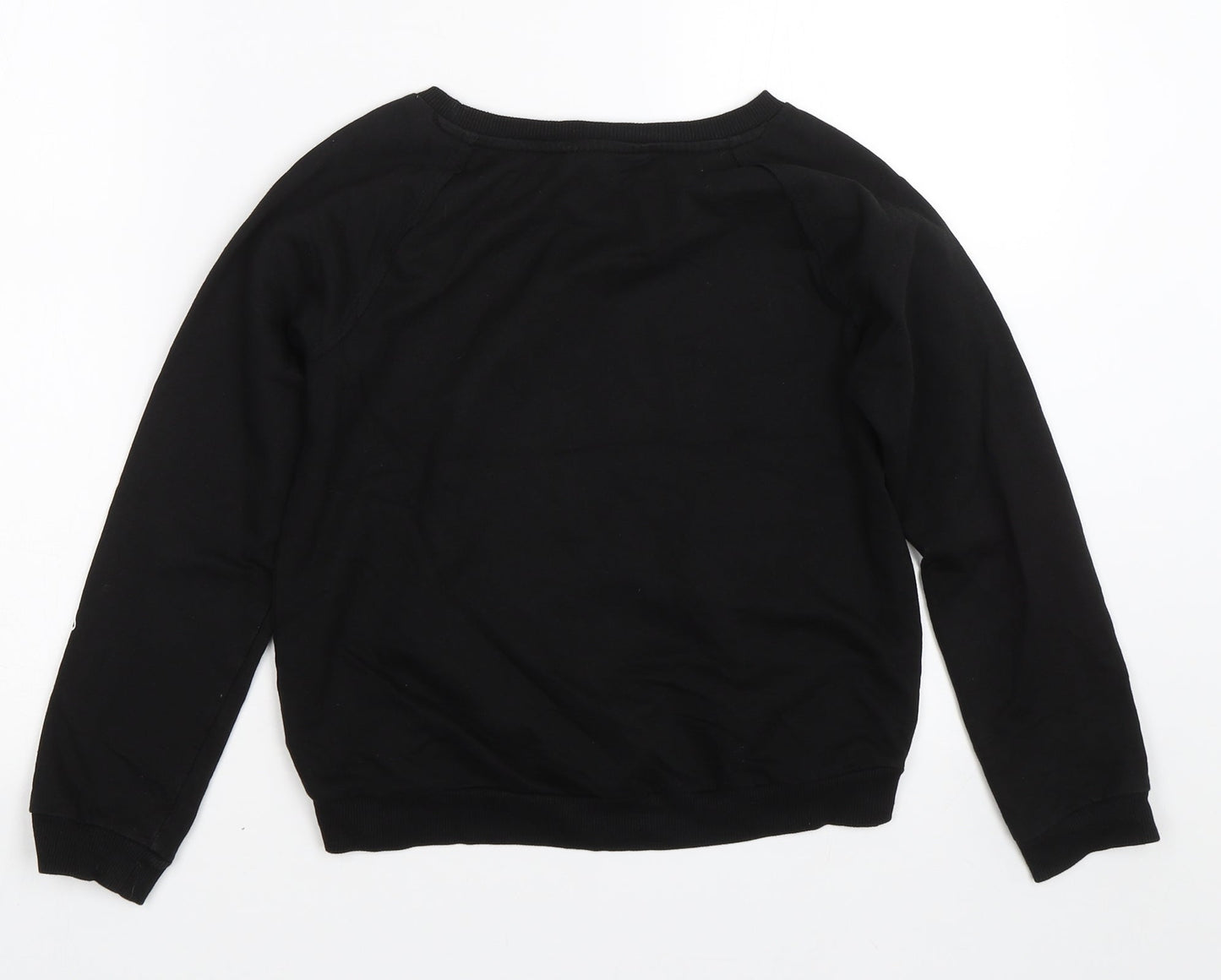 H&M Girls Black   Pullover Sweatshirt Size 10-11 Years