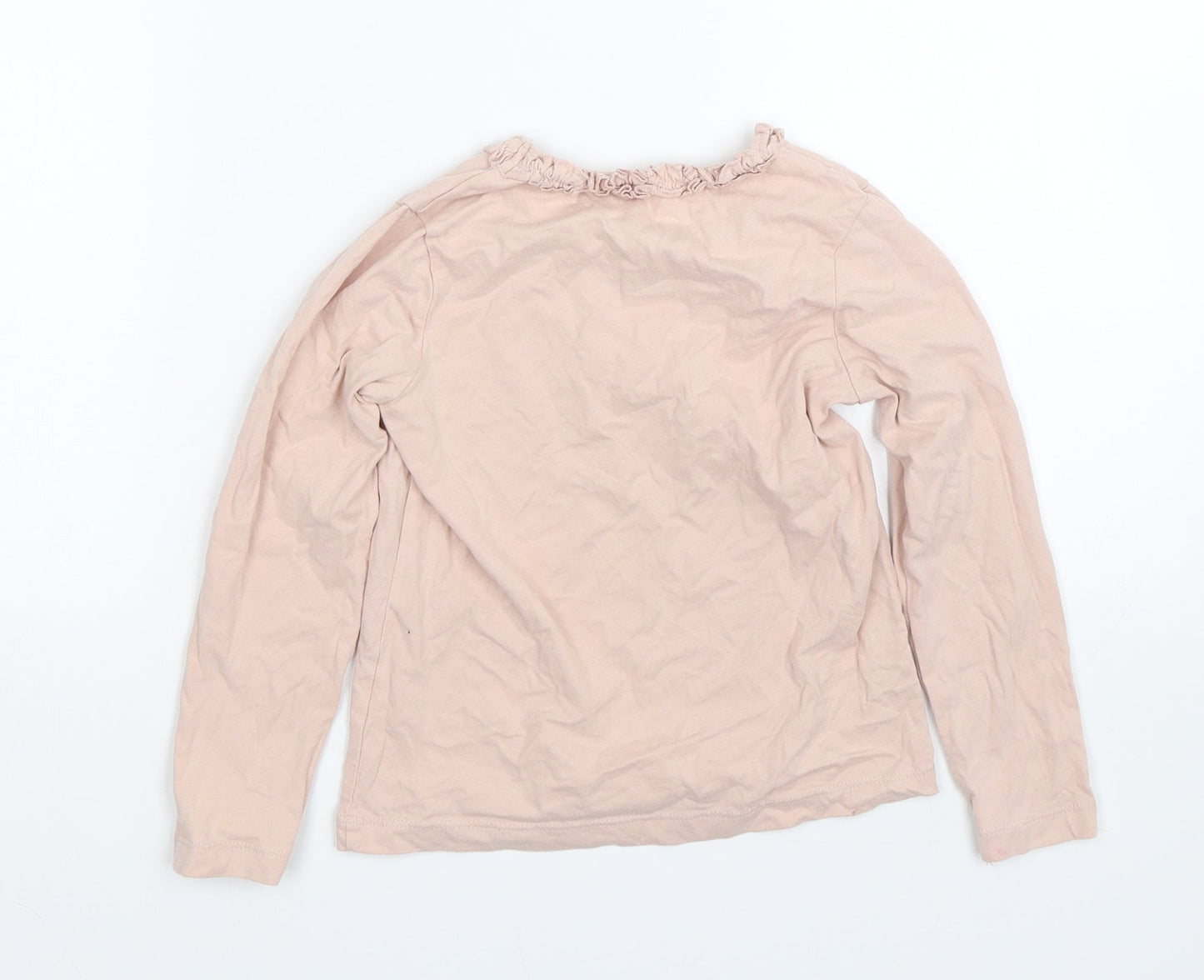 George Girls Pink   Basic T-Shirt Size 5-6 Years