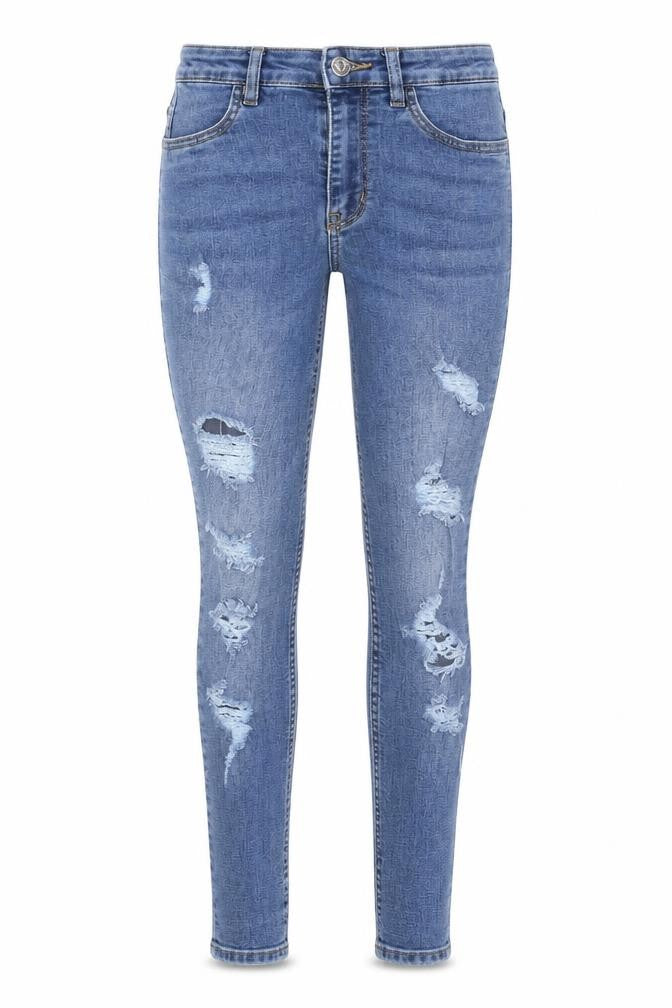 Divided by H&M Womens Blue  Denim Skinny Jeans Size 4 L28 in