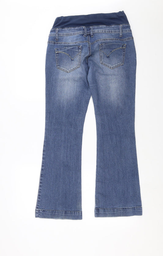 Preworn Womens Blue  Denim Bootcut Jeans Size 30 in L30 in