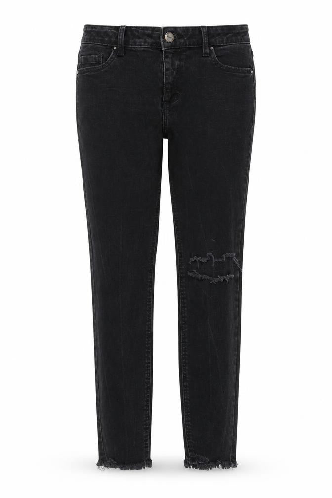 Dorothy Perkins Womens Black  Denim Skinny Jeans Size 8 L26 in