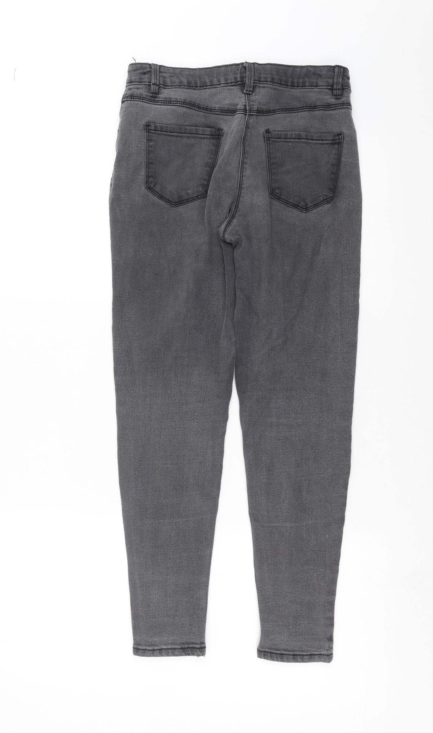 George Girls Grey  Denim Skinny Jeans Size 11-12 Years