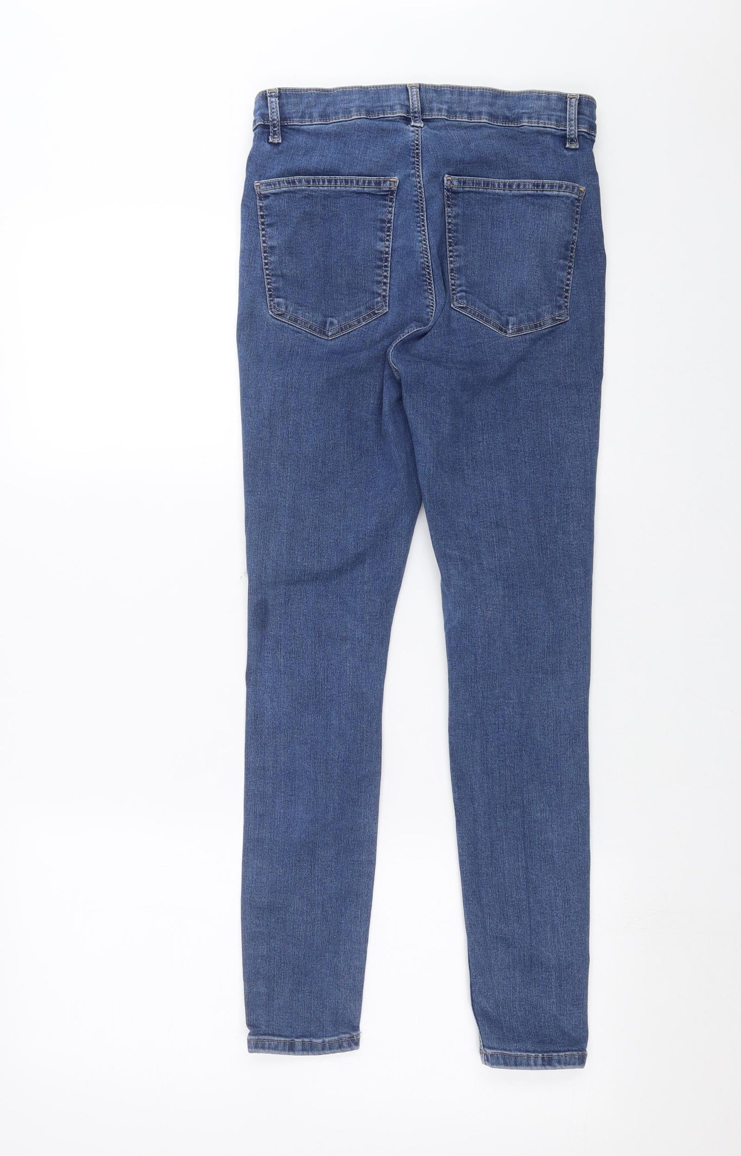Topshop Womens Blue  Denim Skinny Jeans Size 26 in L26 in