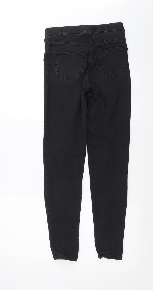 Marks and Spencer Womens Black  Denim Jegging Jeans Size 8 L28 in