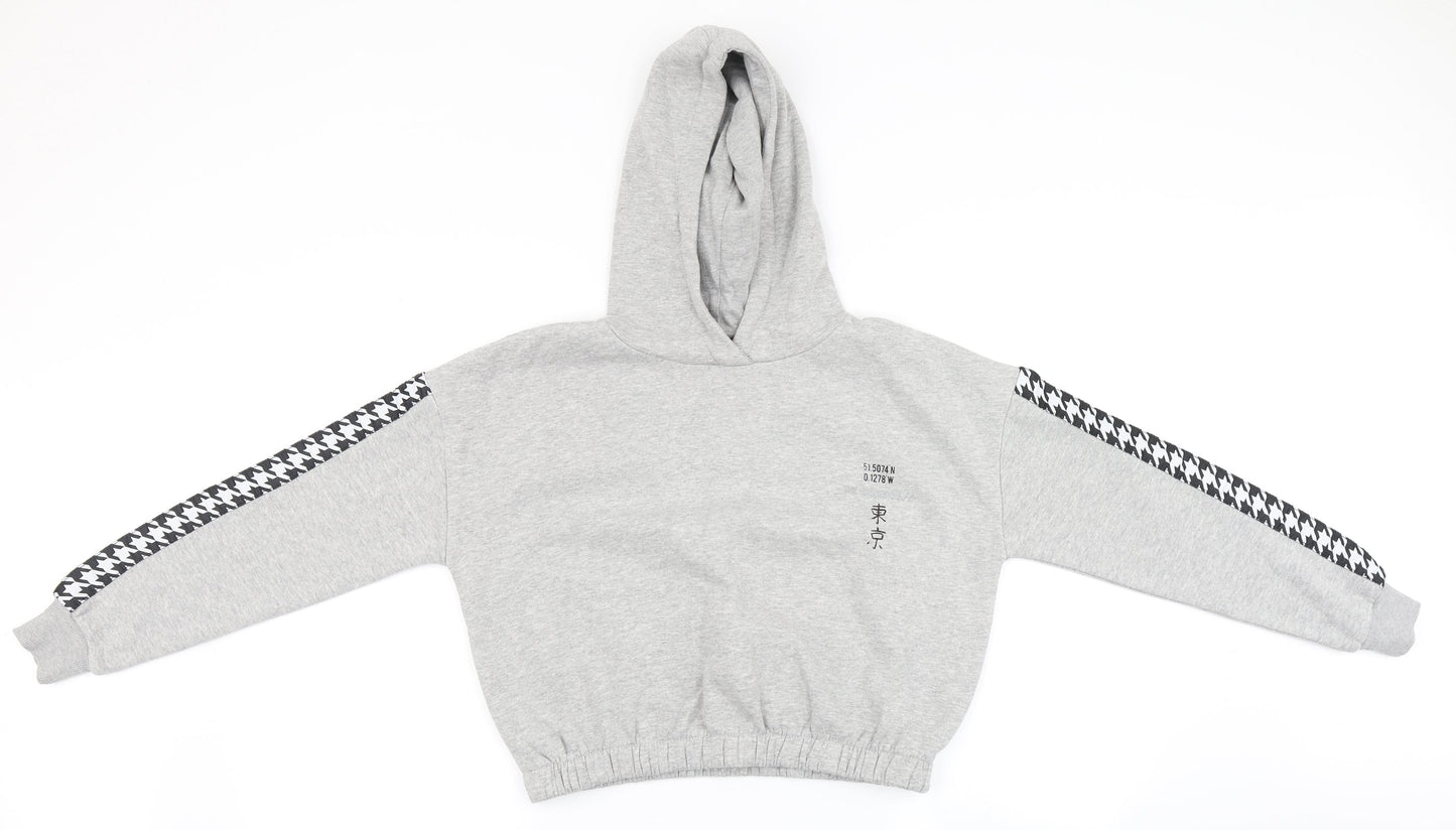 George Girls Grey   Pullover Hoodie Size 11-12 Years