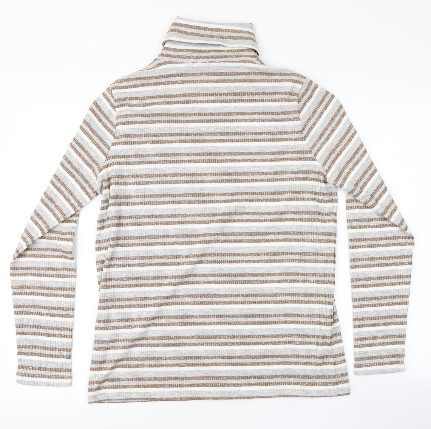 Marks and Spencer Womens Multicoloured Striped  Pullover Jumper Size 16