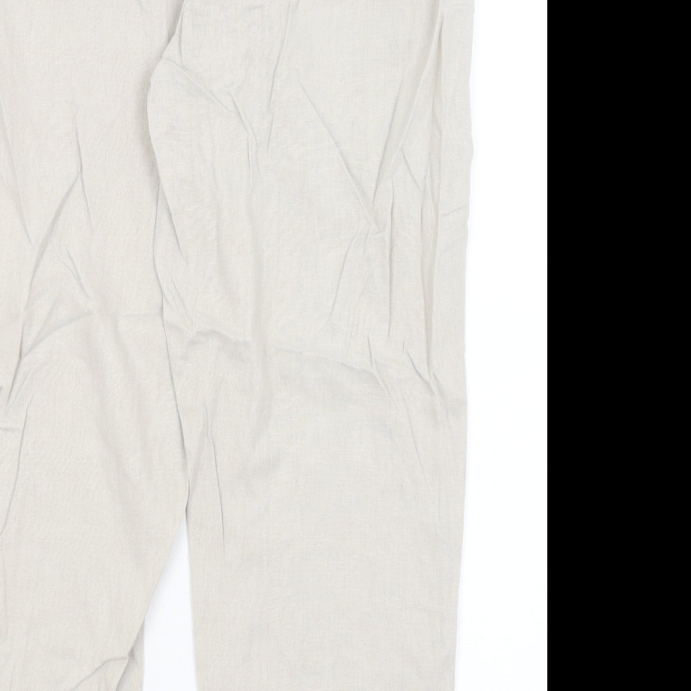Bonmarche Womens Beige   Trousers  Size 20 L27.5 in