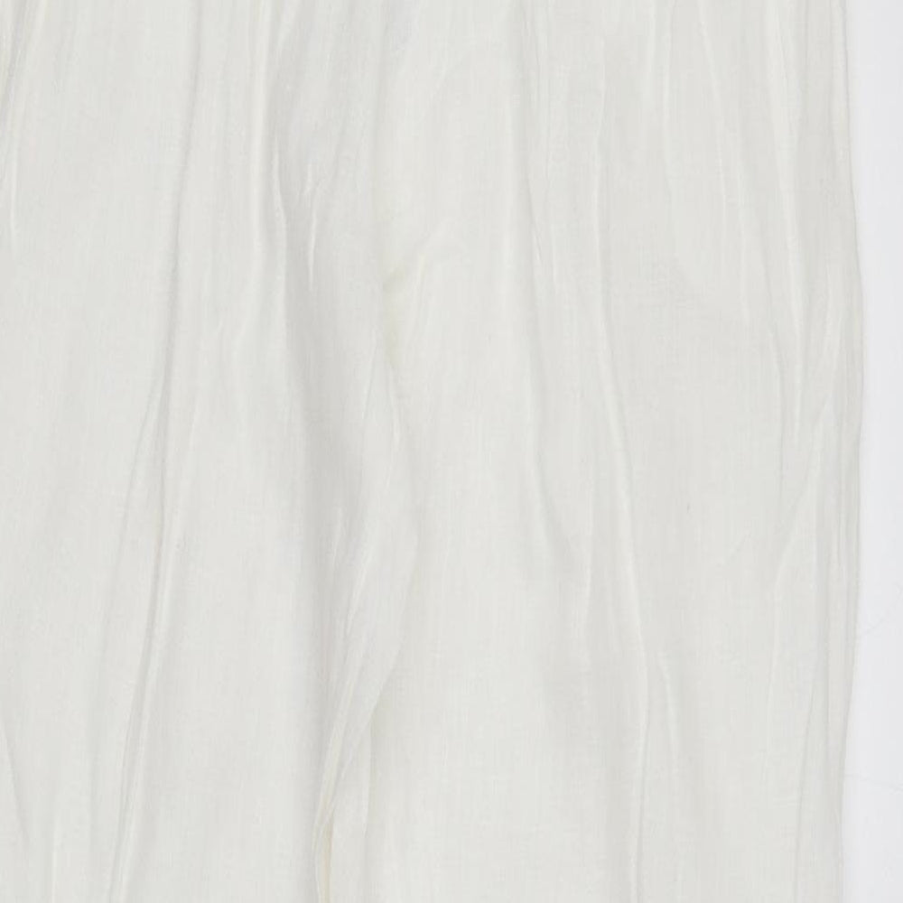 Zinka Womens White   Trousers  Size M L29 in