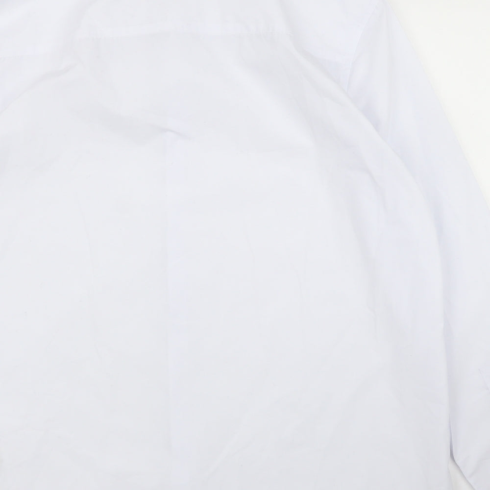Jacamo Mens White    Button-Up Size 17