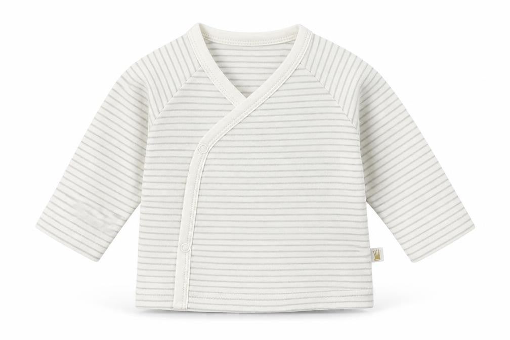 Rosie Pope Baby Beige Striped  Basic T-Shirt Size 6-9 Months
