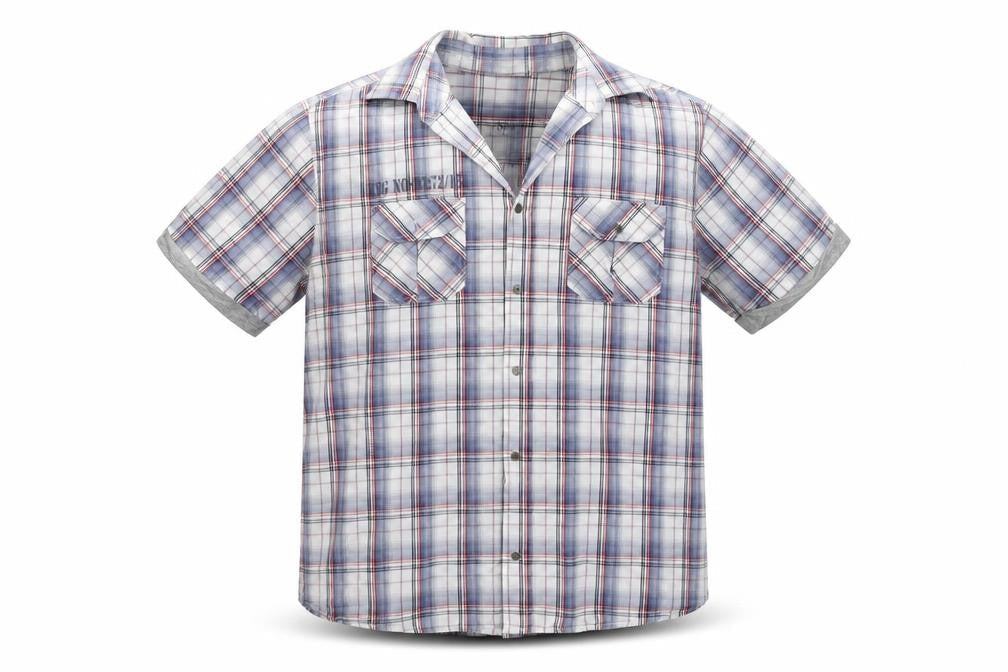 Urban Sprirt Mens Blue Check   Button-Up Size XL