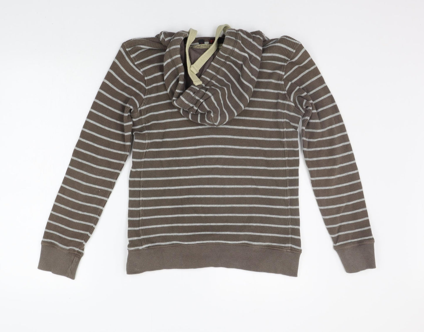 NEXT Womens Grey Striped  Pullover Jumper Size S