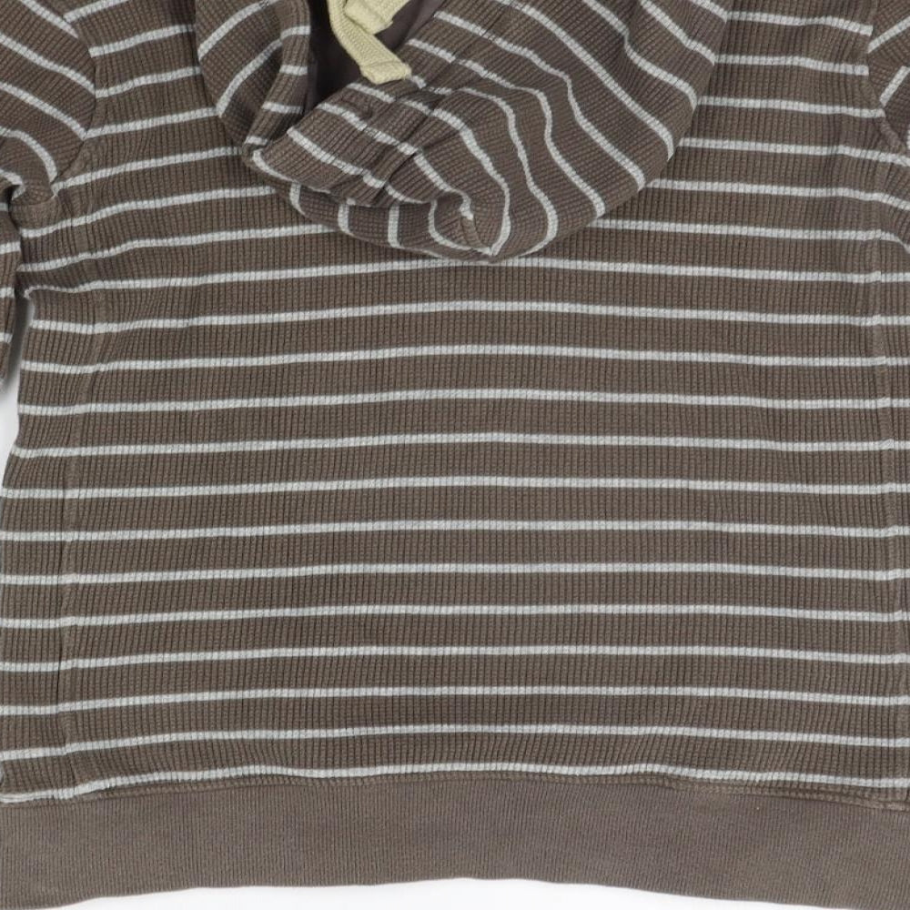 NEXT Womens Grey Striped  Pullover Jumper Size S