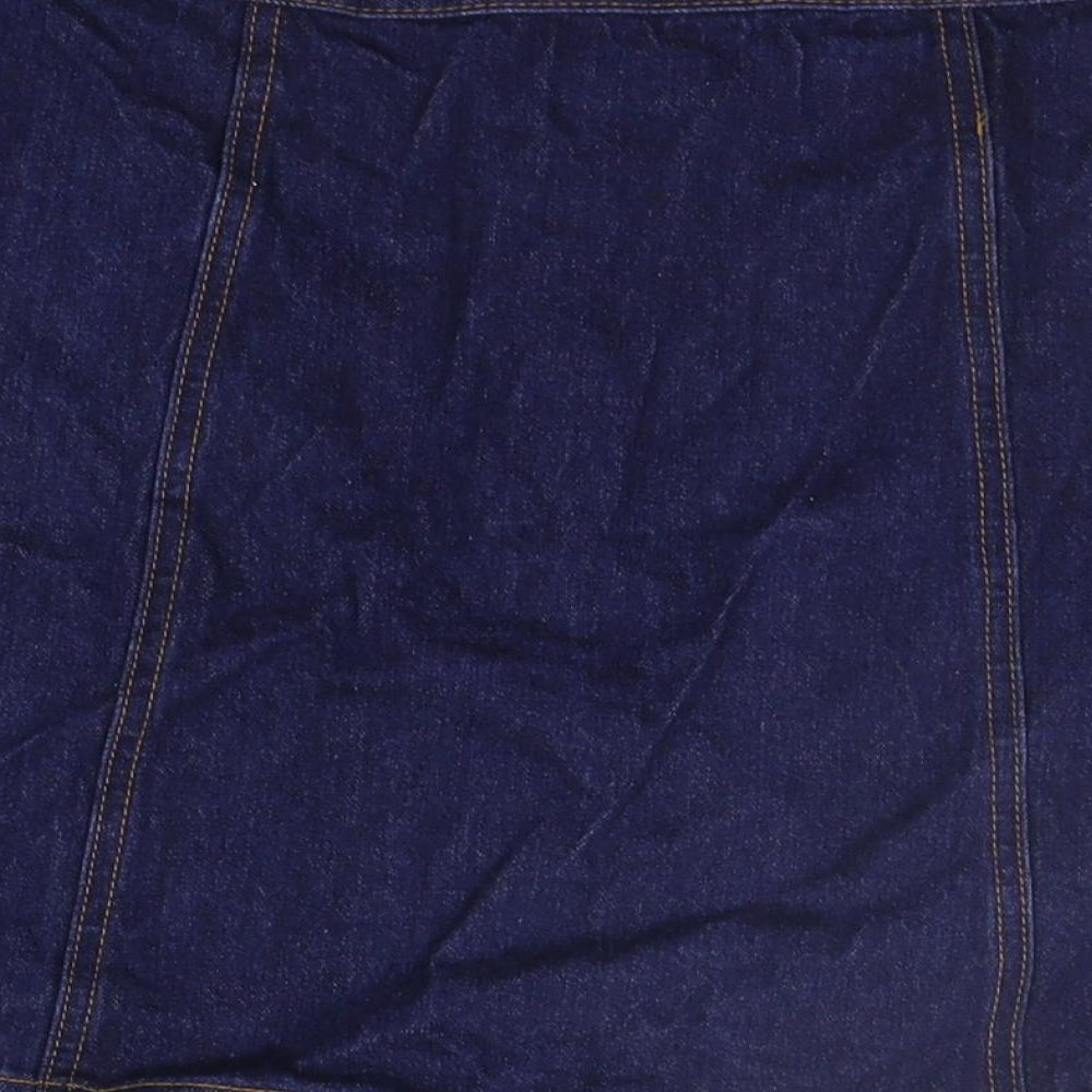 Cooperative Womens Blue   A-Line Skirt Size M