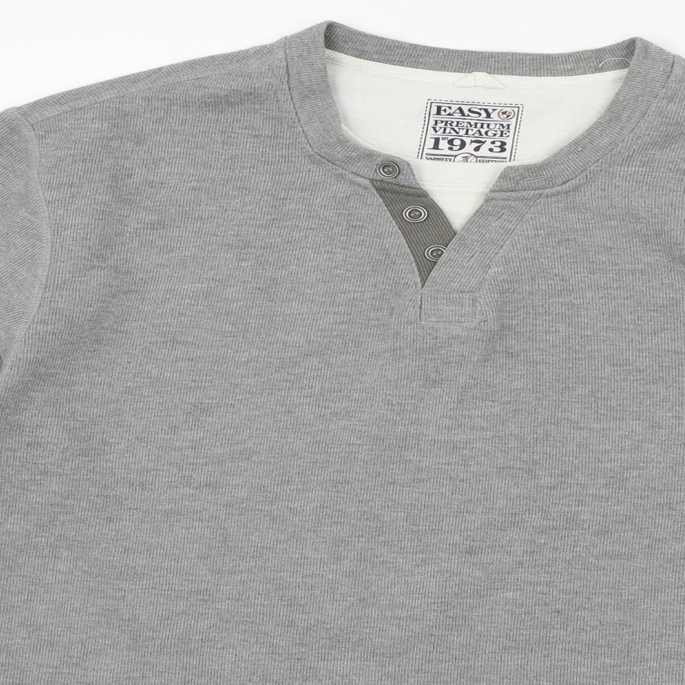 Easy Womens Grey   Pullover Jumper Size L