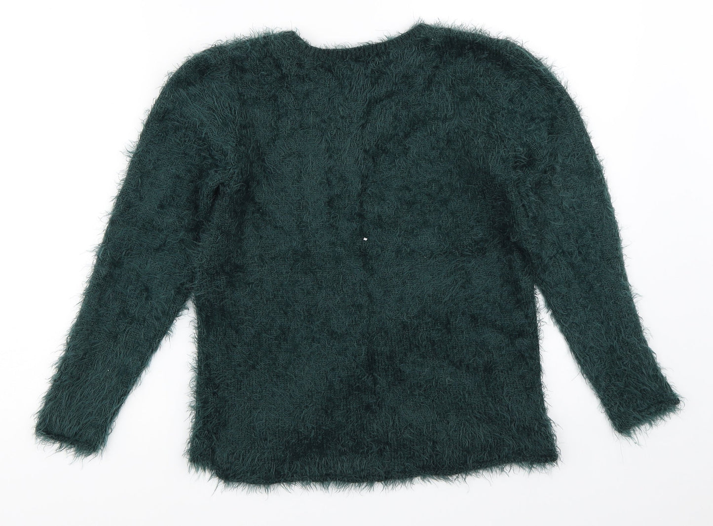 H&M Girls Green   Pullover Jumper Size 9-10 Years