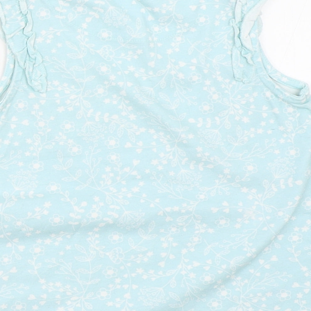 George Girls Blue   Basic Tank Size 3-4 Years