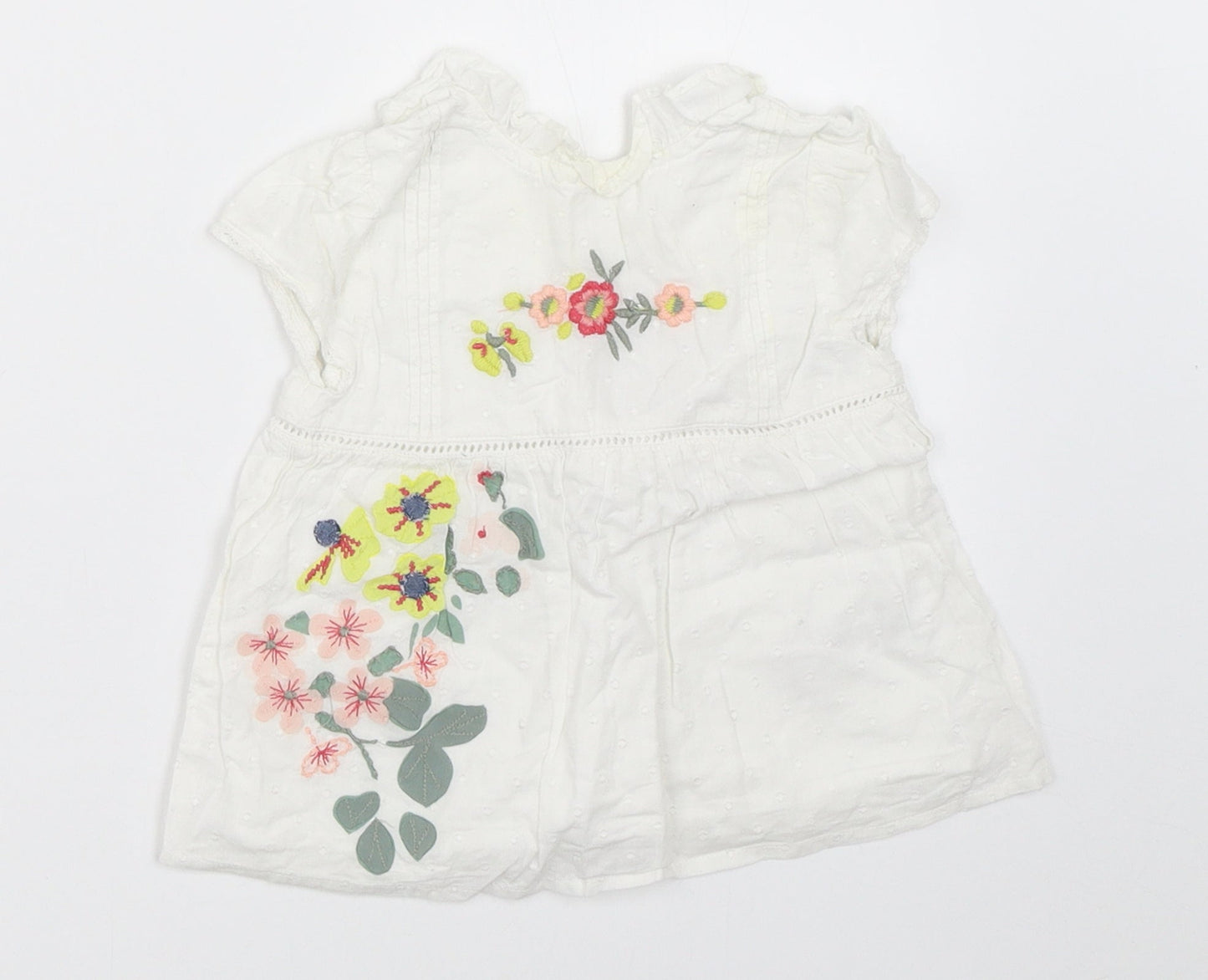 NEXT Girls White   Fit & Flare  Size 3-6 Months