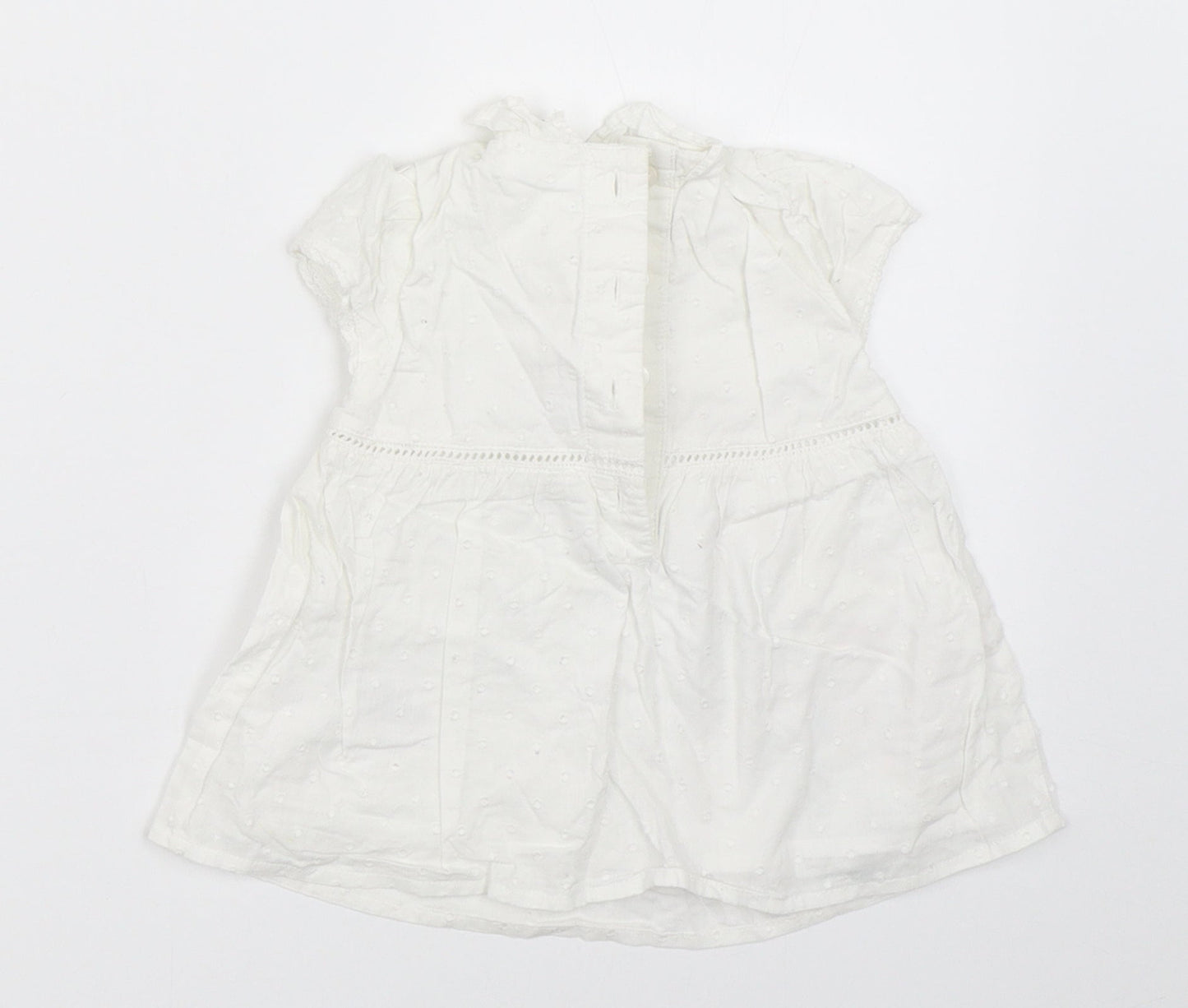 NEXT Girls White   Fit & Flare  Size 3-6 Months