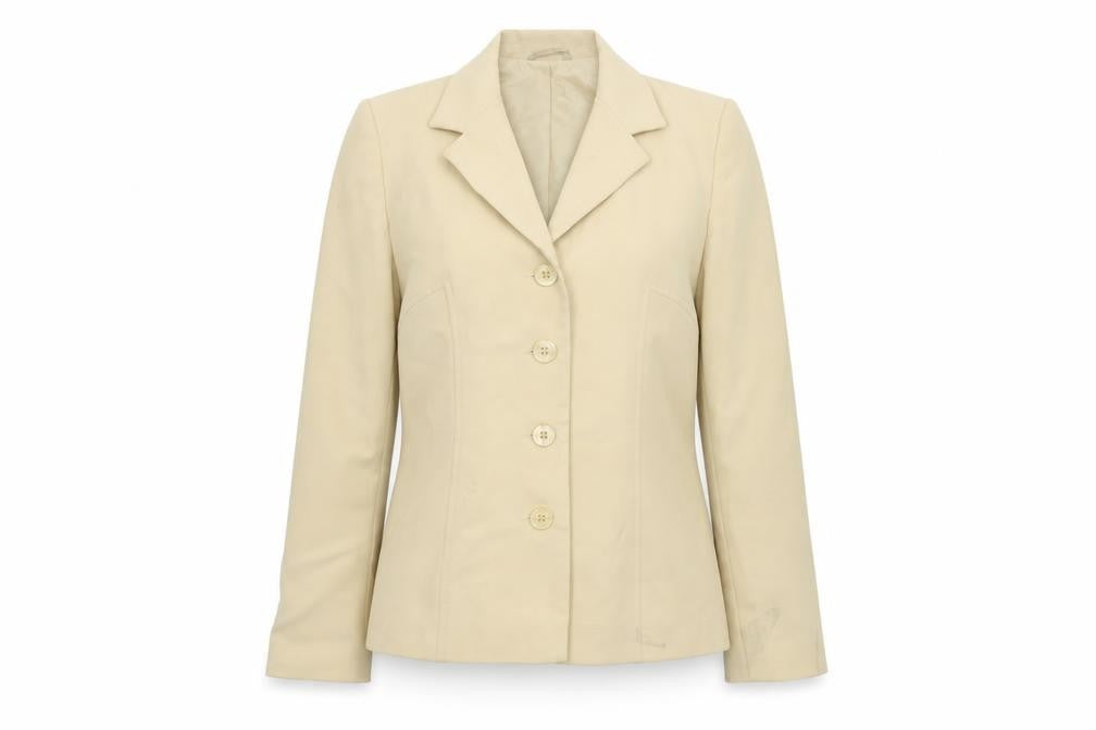 IMAGES Womens Beige   Jacket Blazer Size 12