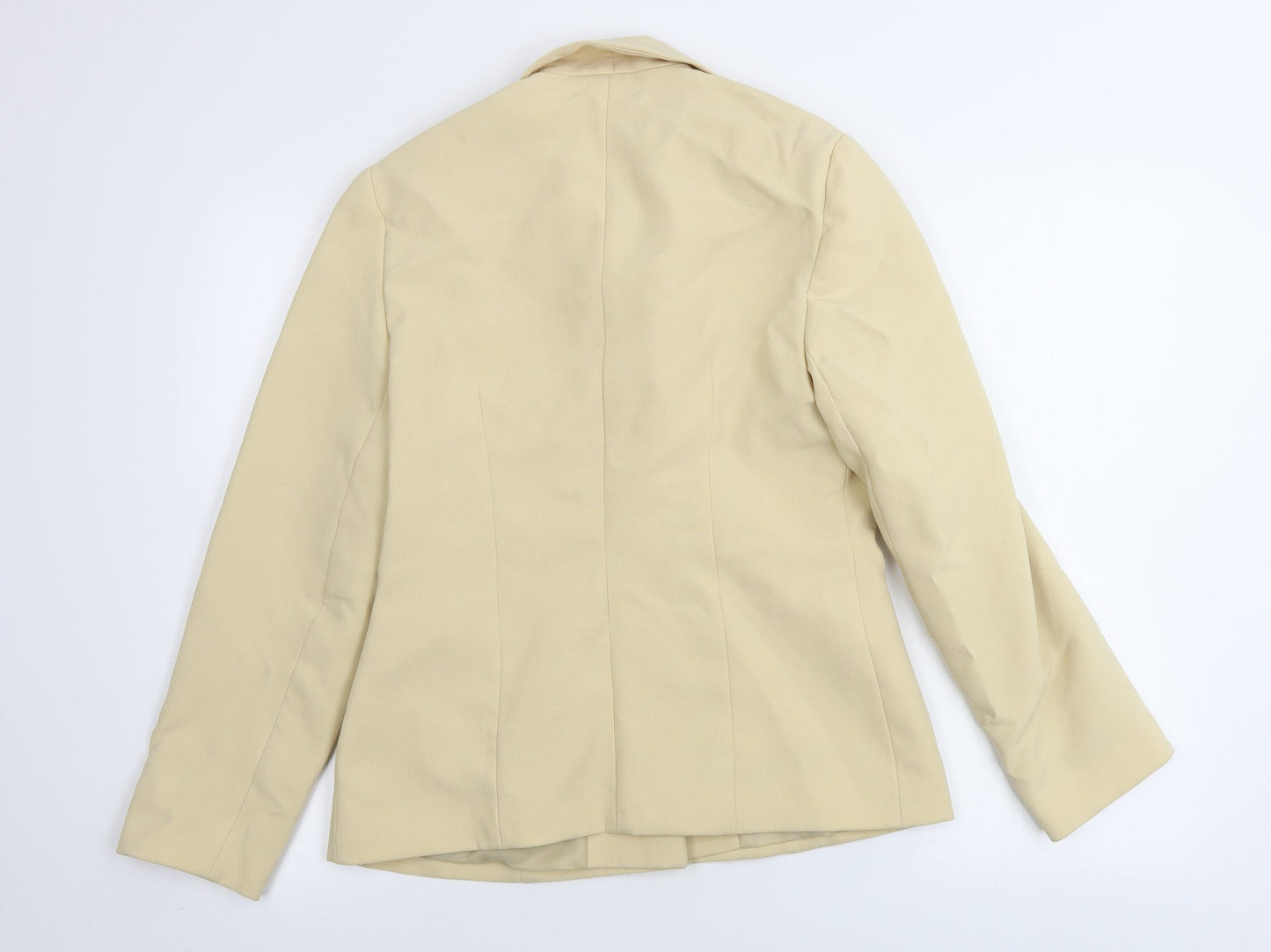 IMAGES Womens Beige   Jacket Blazer Size 12