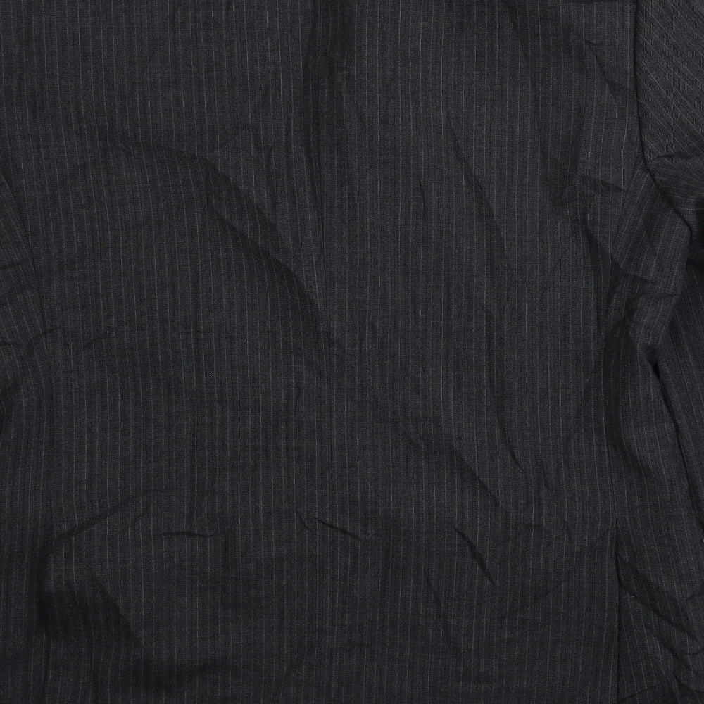 Marks and Spencer  Mens Grey Striped  Jacket Blazer Size 38